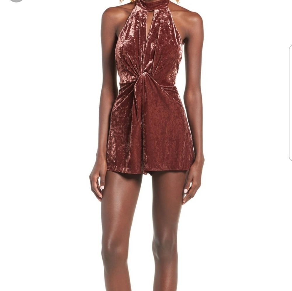 ASTR velvet romper rare